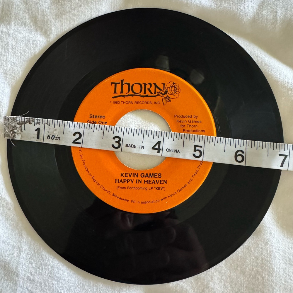 Kevin Games – Happy in Heaven (1983 Thorn Records) Rare Milwaukee Gospel Soul 45 - Picture 4 of 7